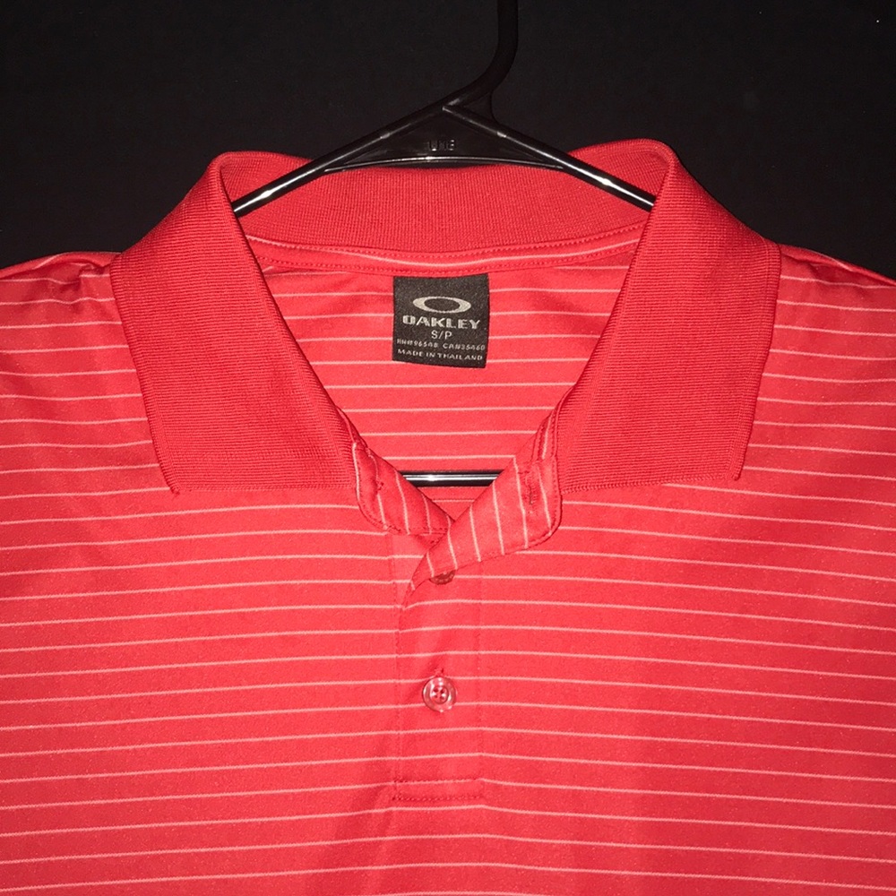 Red Oakley Polo